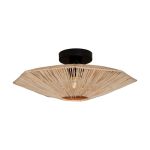 Good&Mojo Deckenleuchte Panama Rattan Gelb | Geeignet für 1x E27 