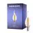 Noxion Lucent LED E14 Gebogene Spitze Kerze Fadenlampe Klar 4.5W 470lm - 827 Extra Warmweiß | Dimmbar - Ersatz für 40W