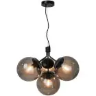 Nordlux Pendelleuchte Ivona 4x E27 Schwarz - Metall | Max. 28W