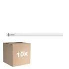 Mehrfachpackung 10x Philips MASTER LED T8 (EM/Mains) Ultra Output 20W 3400lm - 830 Warmweiß | 150cm - Ersatz Für 58W